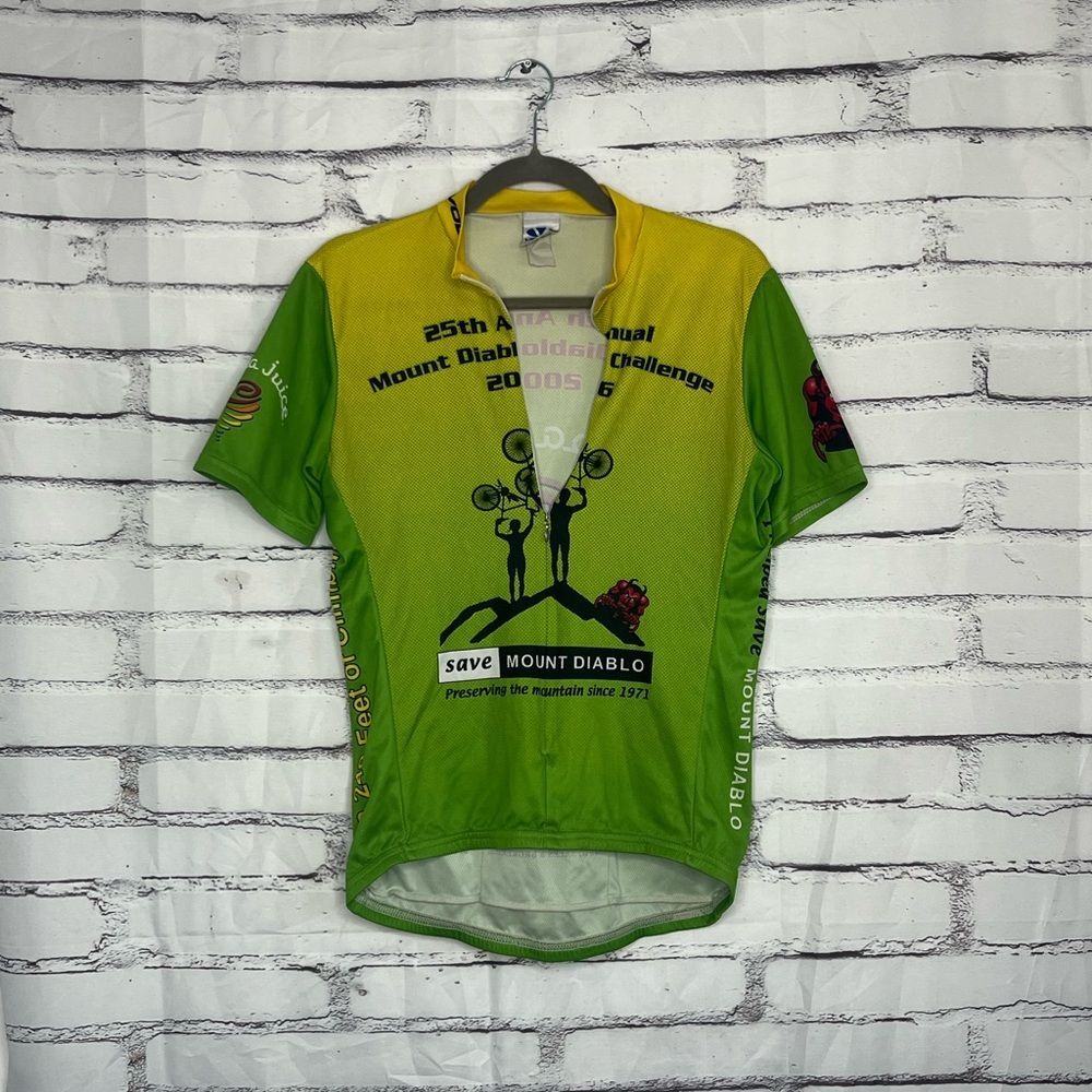 Voler 25th Annual Mount Diablo Challenge 2006 Cycling Jersey Men’s Medium V-Neck